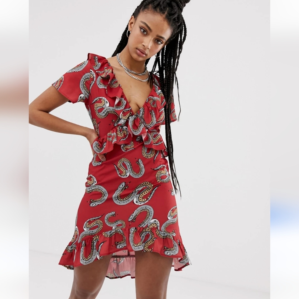 Sacred Hawk Tea Dress